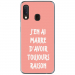 TPU0A20ERAISONROSE - Coque souple pour Samsung Galaxy A20e avec impression Motifs marre d'avoir raison rose
