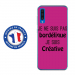 TPU0A50BORDELIQUEFUSHIA - Coque souple pour Samsung Galaxy A50 avec impression Motifs Je ne suis pas bordélique fushia