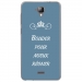 TPU0ALTICES40BOUDERBLEU - Coque souple pour Altice S40 avec impression Motifs Bouder pour mieux Régner bleu