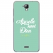 TPU0ALTICES40DIEUTURQUOISE - Coque souple pour Altice S40 avec impression Motifs Appelle moi Dieu turquoise