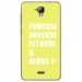 TPU0ALTICES40FUMEUSEJAUNE - Coque souple pour Altice S40 avec impression Motifs fumeuse et alors jaune