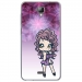 TPU0ALTICES40MANGAVIOLETTA - Coque souple pour Altice S40 avec impression Motifs manga fille violetta