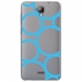 TPU0ALTICES40RONDSBLEUS - Coque souple pour Altice S40 avec impression Motifs ronds bleus