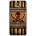 TPU0ALTICES40SABREPIRATE - Coque souple pour Altice S40 avec impression Motifs sabre et tête de mort pirate