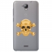 TPU0ALTICES40SKULLOR - Coque souple pour Altice S40 avec impression Motifs tête de mort aspect or