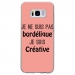 TPU0GALS8BORDELIQUEROSE - Coque souple pour Samsung Galaxy S8 avec impression Motifs Je ne suis pas bordélique rose