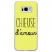 TPU0GALS8CHIEUSEJAUNE - Coque souple pour Samsung Galaxy S8 avec impression Motifs Chieuse d'Amour jaune