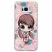 TPU0GALS8PETITEFILLE - Coque souple pour Samsung Galaxy S8 avec impression Motifs petite fille manga