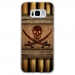 TPU0GALS8SABREPIRATE - Coque souple pour Samsung Galaxy S8 avec impression Motifs sabre et tête de mort pirate