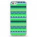 TPU0IPHONE5CAZTEQUEBLEUVER - Coque souple pour Apple iPhone 5C avec impression Motifs aztèque bleu et vert