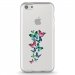 TPU0IPHONE5CPAPILLONS - Coque souple pour Apple iPhone 5C avec impression Motifs papillons colorés