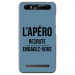 TPU0JUST5APEROBLEU - Coque souple pour Konrow Just5 avec impression Motifs l'apéro recrute bleu
