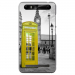 TPU0JUST5CABINEUKJAUNE - Coque souple pour Konrow Just5 avec impression Motifs cabine téléphonique UK jaune