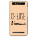 TPU0JUST5CHIEUSEBEIGE - Coque souple pour Konrow Just5 avec impression Motifs Chieuse d'Amour beige