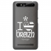 TPU0JUST5DRAPBREIZH - Coque souple pour Konrow Just5 avec impression Motifs drapeau Breton I Love Breizh