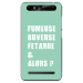 TPU0JUST5FUMEUSETURQUOISE - Coque souple pour Konrow Just5 avec impression Motifs fumeuse et alors turquoise