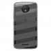 TPU0MOTOCPLUSBANDESGRISES - Coque souple pour Motorola Moto C Plus avec impression Motifs bandes grises