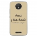 TPU0MOTOCPLUSCHIANTETAUPE - Coque souple pour Motorola Moto C Plus avec impression Motifs Avant, j'étais chiante taupe