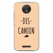 TPU0MOTOCPLUSDISCAMIONBEIGE - Coque souple pour Motorola Moto C Plus avec impression Motifs Dis Camion beige