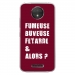TPU0MOTOCPLUSFUMEUSEBORDEAU - Coque souple pour Motorola Moto C Plus avec impression Motifs fumeuse et alors bordeau