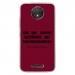 TPU0MOTOCPLUSPERFECTIONBORDEA - Coque souple pour Motorola Moto C Plus avec impression Motifs frôler la perfection bordeau