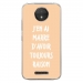 TPU0MOTOCPLUSRAISONBEIGE - Coque souple pour Motorola Moto C Plus avec impression Motifs marre d'avoir raison beige