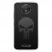 TPU0MOTOCPLUSSKULLCARBONE - Coque souple pour Motorola Moto C Plus avec impression Motifs tête de mort sur fond carbone