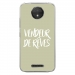 TPU0MOTOCPLUSVENDREVEVERT - Coque souple pour Motorola Moto C Plus avec impression Motifs vendeur de rêves vert