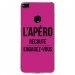 TPU0P8LITE17APEROFUSHIA - Coque souple pour Huawei P8 Lite 2017 avec impression Motifs l'apéro recrute fushia