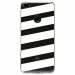TPU0P8LITE17BANDESBLANCHES - Coque souple pour Huawei P8 Lite 2017 avec impression Motifs bandes blanches