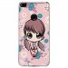 TPU0P8LITE17PETITEFILLE - Coque souple pour Huawei P8 Lite 2017 avec impression Motifs petite fille manga