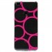 TPU0P8LITE17RONDSFUSHIAS - Coque souple pour Huawei P8 Lite 2017 avec impression Motifs ronds fushias