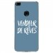 TPU0P8LITE17VENDREVEBLEU - Coque souple pour Huawei P8 Lite 2017 avec impression Motifs vendeur de rêves bleu