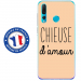 TPU0PSMART19CHIEUSEBEIGE - Coque souple pour Huawei P Smart (2019) avec impression Motifs Chieuse d'Amour beige