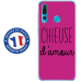 TPU0PSMART19CHIEUSEFUSHIA - Coque souple pour Huawei P Smart (2019) avec impression Motifs Chieuse d'Amour fushia