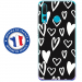 TPU0PSMART19LOVE2 - Coque souple pour Huawei P Smart (2019) avec impression Motifs Love coeur 2