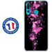 TPU0PSMART19PAPILLONSFUSHIAS - Coque souple pour Huawei P Smart (2019) avec impression Motifs papillons fushias