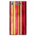 TPU0XPERIAXZ1BANDESVINT2 - Coque souple pour Sony Xperia XZ1 avec impression Motifs bandes effets vintages 2
