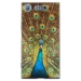 TPU0XPERIAXZ1PAON - Coque souple pour Sony Xperia XZ1 avec impression Motifs paon qui fait la roue