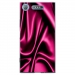 TPU0XPERIAXZ1SOIEROSE - Coque souple pour Sony Xperia XZ1 avec impression Motifs soie drapée rose