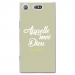 TPU0XZ1COMPDIEUVERT - Coque souple pour Sony Xperia XZ1 Compact avec impression Motifs Appelle moi Dieu vert