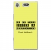 TPU0XZ1COMPPERFECTIONJAUNE - Coque souple pour Sony Xperia XZ1 Compact avec impression Motifs frôler la perfection jaune