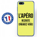 TPU0Y52018APEROJAUNE - Coque souple pour Huawei Y5 (2018) avec impression Motifs l'apéro recrute jaune