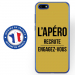 TPU0Y52018APEROOR - Coque souple pour Huawei Y5 (2018) avec impression Motifs l'apéro recrute or