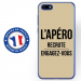 TPU0Y52018APEROTAUPE - Coque souple pour Huawei Y5 (2018) avec impression Motifs l'apéro recrute taupe