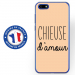 TPU0Y52018CHIEUSEBEIGE - Coque souple pour Huawei Y5 (2018) avec impression Motifs Chieuse d'Amour beige