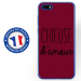 TPU0Y52018CHIEUSEBORDEAU - Coque souple pour Huawei Y5 (2018) avec impression Motifs Chieuse d'Amour bordeau