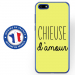 TPU0Y52018CHIEUSEJAUNE - Coque souple pour Huawei Y5 (2018) avec impression Motifs Chieuse d'Amour jaune