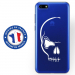 TPU0Y52018CRANE - Coque souple pour Huawei Y5 (2018) avec impression Motifs crâne blanc
