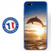 TPU0Y52018DAUPHIN - Coque souple pour Huawei Y5 (2018) avec impression Motifs dauphin